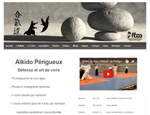 Tablet Screenshot of aikidoperigueux.net